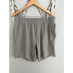 Rhone Shorts Mens Large Gray Athletic Performance Training  Workout
